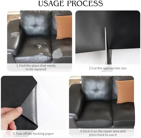BSZHTECH Self Adhesive Leather Repair Patch Tape - Image 3