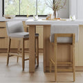 Nathan James Gracie Modern Bar Stool Counter Height Barstool by Unknown