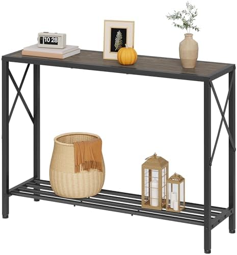 Tajsoon Console Table 41.8", 2 Tier Entryway Table by Tajsoon