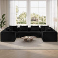 Novilla 141" Modular Sectional Sofa, U Shape Family Size Sectional Couch by Novilla