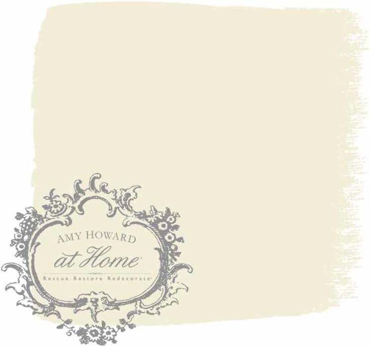 AMY HOWARD AT HOME Chalk-Based One Step Paint for Furniture, Cabinetry, Decor, Finish, and More | No Stripping, Sanding, or Priming | Ultra-Light Base | 32 Ounce | Winter Snow