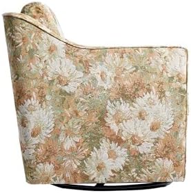 Swivel Accent Chair, Fabric Armchair - Image 6