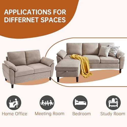 2 Pieces Sectional Sofa Set - Image 6