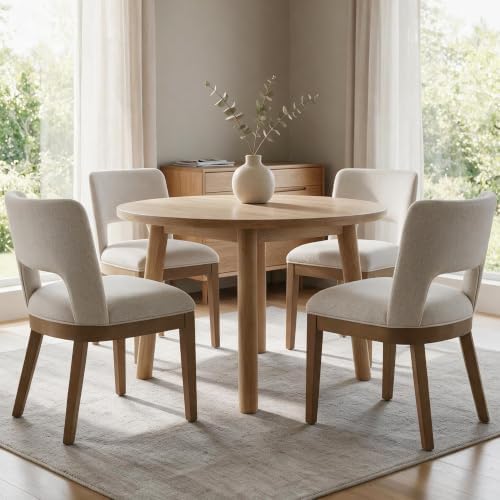 Mid-Century Modern Kitchen Dining Chairs Set of 4 by DMFurniture