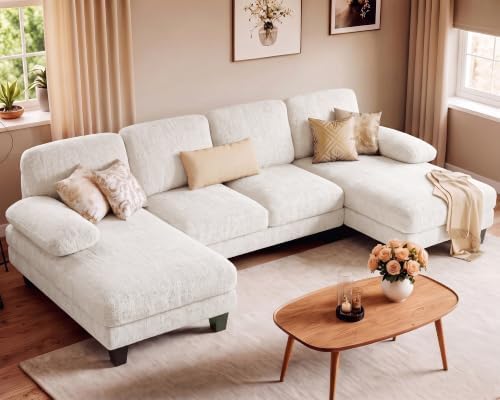 Furniwell U-Shaped Convertible Sectional Sofa Couch by WellFurnitureHomeLifeWell