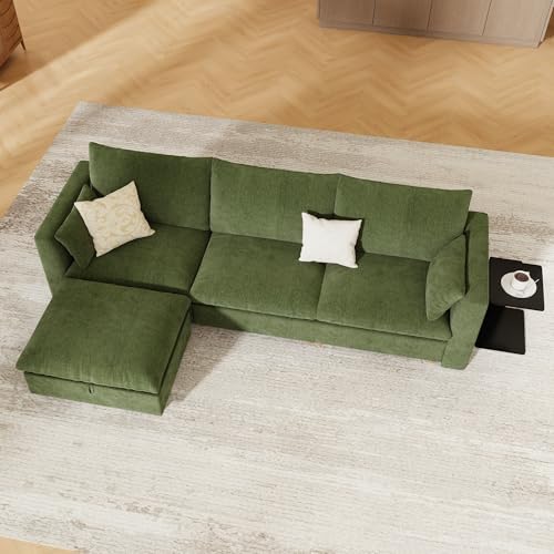 WorthFurni Oversized Modular Sectional Sofa, Comfty 4 Seat Modular Sofa - Image 7