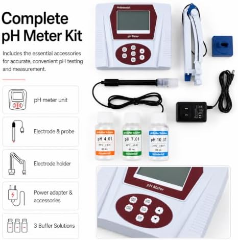 Fristaden Lab pH Meter for Food & Fruit | 6621 Probe | Buffers Included - Image 7