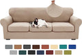 XINEAGE 4-Piece Stretch X-Large Sofa Cover, Washable Couch Covers by XINEAGE