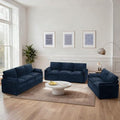 3 Pieces Chenille Sofa Set w/Two Arm Pillows by ACMEASE