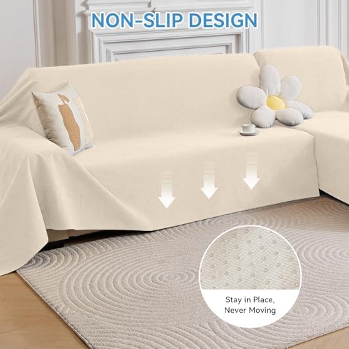 100% Waterproof Sectional Couch Covers, 2 Pieces L Shaped Sofa Cover - Image 5