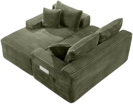 95" L-Shaped Left Facing Cloud Sectional Couch - Image 7