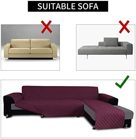 Easy-Going Reversible L-Shape Sectional Couch Cover - Image 4