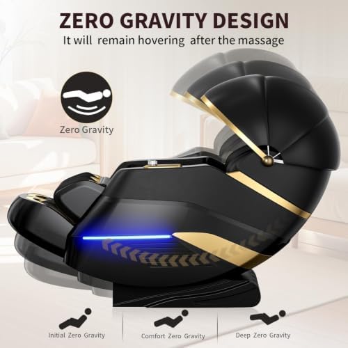 2026 Upgrade Massage Chair sleeping pod Full Body, Zero Gravity 3D SL-Track - Image 3