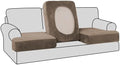H.VERSAILTEX Stretch Velvet 3 Piece T Cushion Sofa Slipcovers by HVERSAILTEX
