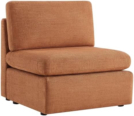 CHITA Modular Sectional Sofa, Armless Chair, Terracotta - Image 3