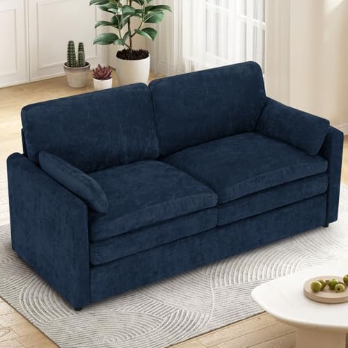 3 Pieces Chenille Sofa Set w/Two Arm Pillows - Image 5