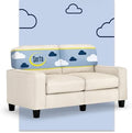 Serta Palisades 61" Track Arm Sofa, Easy Care Polyester, Soft Pillow Back by Serta