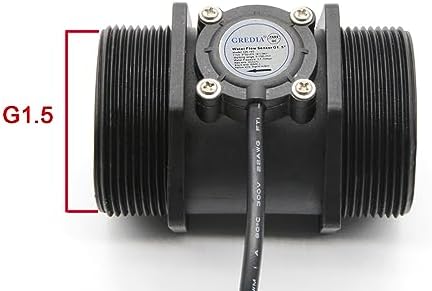 G1-1/2" 1.5" Water Flow Sensor Food-Grade Switch Hall Effect Flowmeter Fluid - Image 4