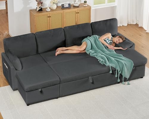 AMERLIFE 110" Sofa Bed, Sleeper Sofa - Image 4