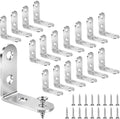 18PCS L Bracket Corner Brace, Stainless Steel Corner Bracket by Unknown