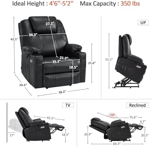 MCombo Power Lift Recliner Chair - Image 3