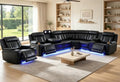 Leather Power Reclining Sectional Sofa Set by PonlivingFurniture