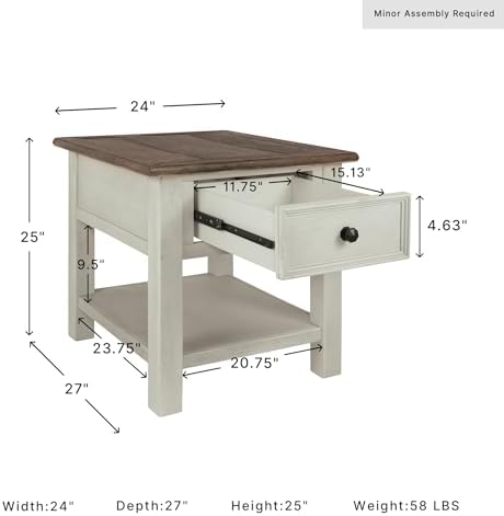 Signature Design by Ashley Farmhouse End Table - Image 3