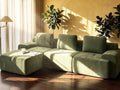 122" L Shaped Oversized Boneless Couch, Comfort Cloud Sectional Couches by VYUXWO