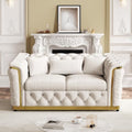 67.5"Velvet Chesterfield Sofa by DAMAIFROMFURNITURE