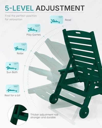 Patio Chaise Lounge Chair Outdoor - Image 4