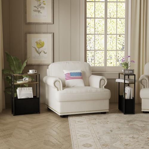 Leomonio Narrow Side Table, Slim Night Stand - Image 7