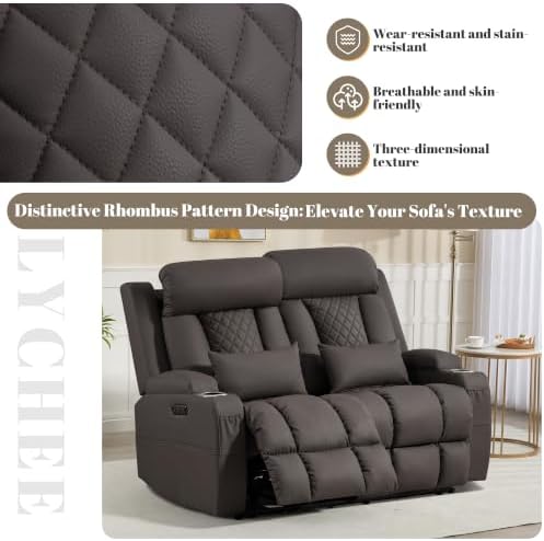 Zero Wall Hugger Power Reclining Loveseat - Image 5