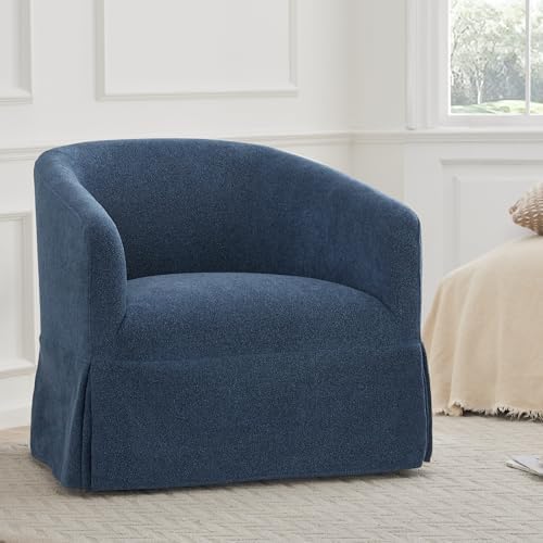 KISLOT Modern Swivel Accent Chair, Barrel Chair - Image 5