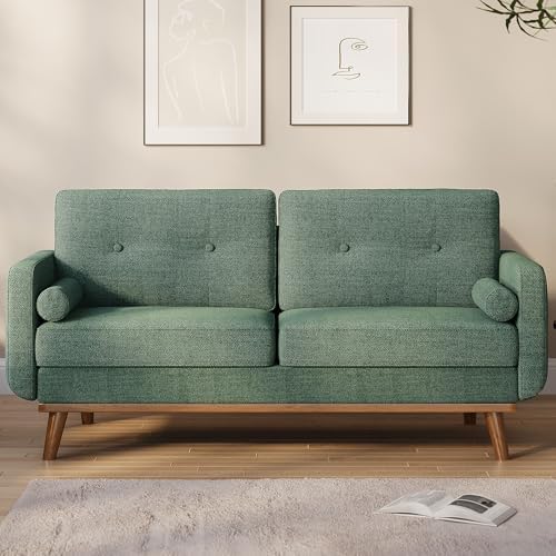 IDEALHOUSE 65" Mid Century Modern Couch Sofa Loveseat - Image 3