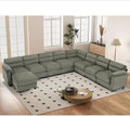 HAOMARKETS 135” Modular Sectional L Shaped Corner Sofa Couch by HAOMARKETS