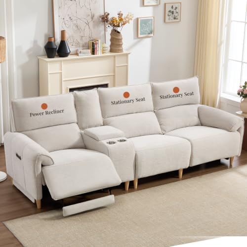 ANJ 3-Seater Left Power Recliner Sofa - Image 3