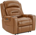 Watson & Whitely Oversized Genuine Leather Power Recliner Chair by WatsonWhitely