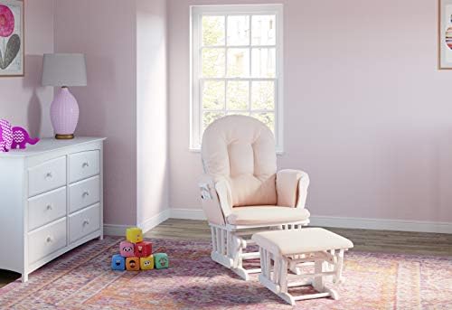Storkcraft Premium Hoop Glider & Ottoman - Image 3