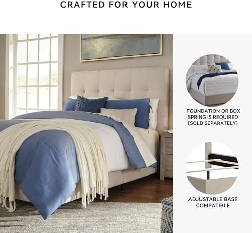 Signature Design by Ashley Dolante Queen Upholstered Bed Frame - Image 5