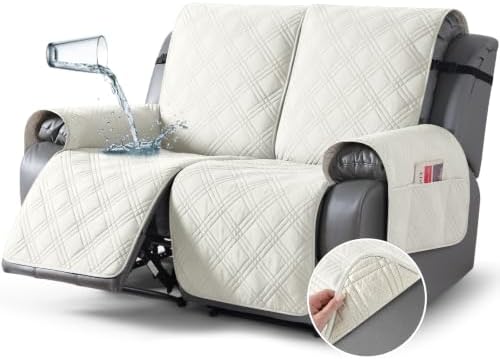TAOCOCO Waterproof Loveseat Recliner Covers Non Slip by TAOCOCO