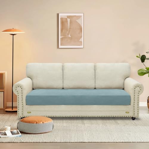 MAXIJIN Velvet Stretch Couch Cushion Covers Soft Sofa Cushion Cover Replacement - Image 2