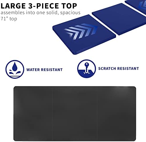 VIVO Black 71 x 36 in Table Top, DESK-TOP72-36B - Image 5