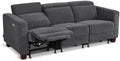 MCombo 85.4'' Zero Wall Hugger Power Recliner Sofa by MCombo