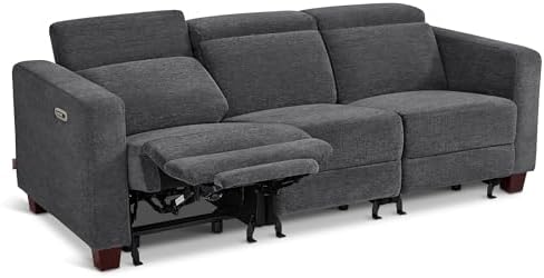 MCombo 85.4'' Zero Wall Hugger Power Recliner Sofa by MCombo