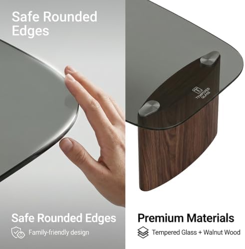 Modern Glass Coffee Table, Coffee Table - Image 5