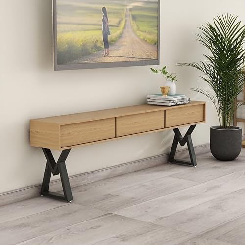 20 Inch Metal Coffee Table Legs, Diamond Shape End & Side Table Feets Heavy - Image 5