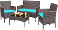 Greesum Patio Furniture 4 Pieces Conversation Sets by BuynowfromGreesum