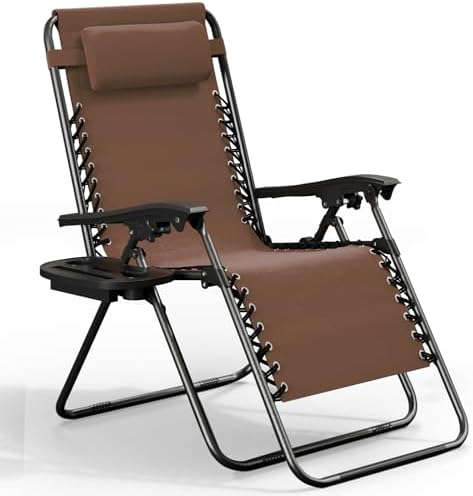 Nestl Zero Gravity Chairs, Portable Patio Lounge Chair Outdoor by Nestl