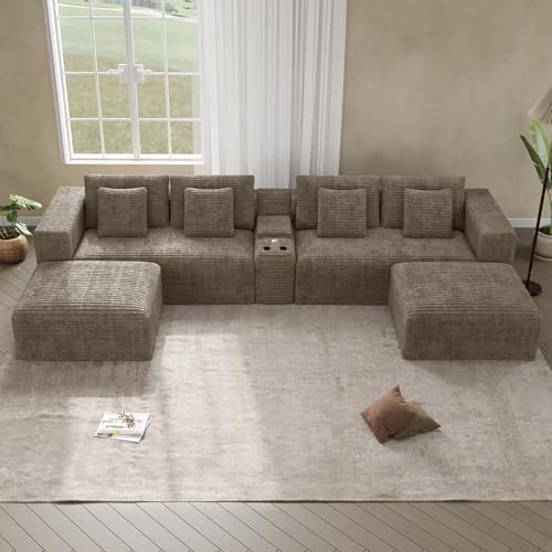 ONEMMLION 151" Oversized Cloud Sectional Couch - Image 5