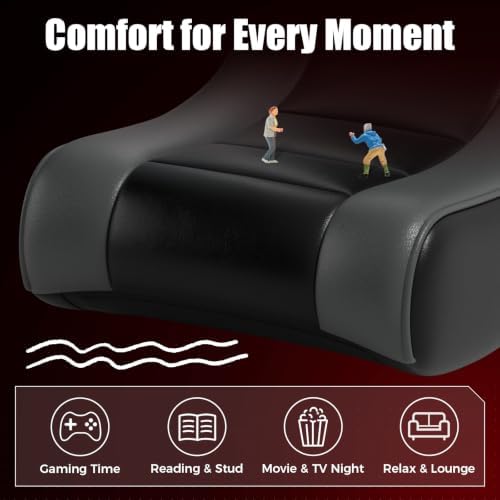 GTPLAYER Floor Rocking Gaming Chair – Floor Rolling Game Chairs - Image 4